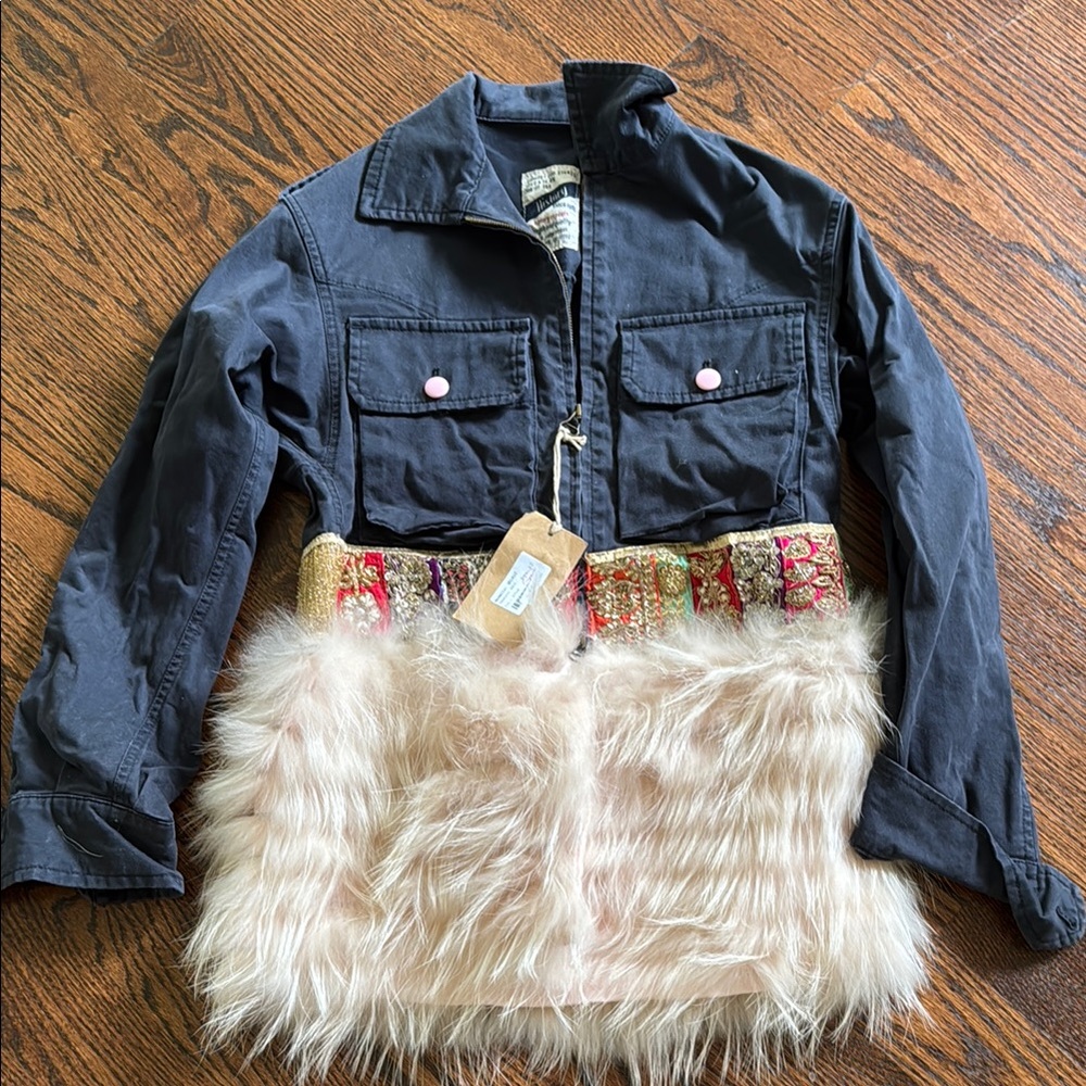 Stylish Kids Fur-Trimmed Jacket